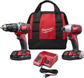 Milwaukee 2697-22CT 2-Tool Combination Kit, Battery Included, 18 V, 2-Tool, Lithium-Ion Battery